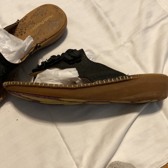 Hush puppies leather black sandals - Picture 5 of 9